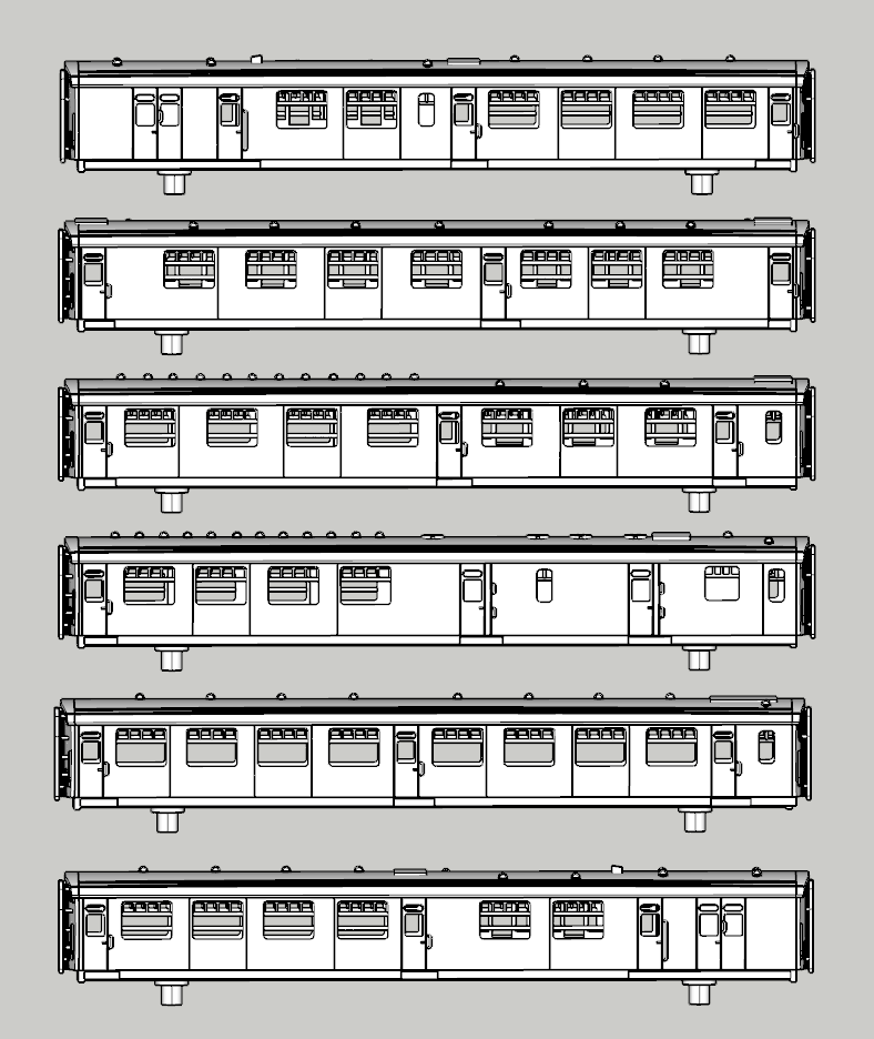 (image for) SR Bulleid Eastleigh 6 Coach Dining Bundle - Sets 290-300